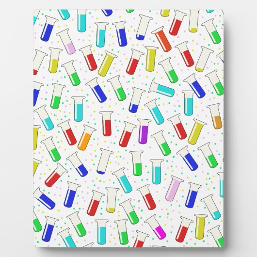 漫画のガラス試験管 フォトプラーク (正面)