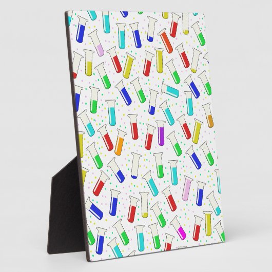 漫画のガラス試験管 フォトプラーク (側面)