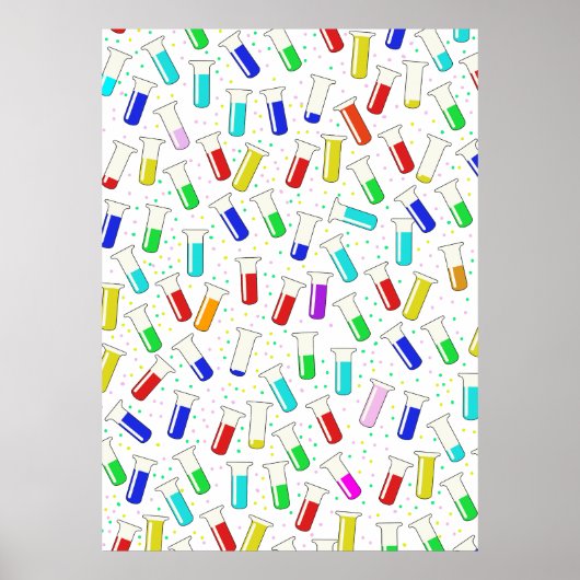漫画のガラス試験管 ポスター (正面)