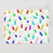 漫画のガラス試験管 ポストカード (正面)