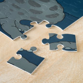 漫画のキッド潜水艦の海底の世界 ジグソーパズル (側面)