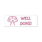 漫画のキノコよく行われた自己インクスタンプ セルフインキングスタンプ (デザイン)