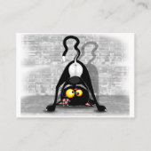 漫画のキャラクターを逆おもしろいにした猫 名刺 (正面)