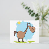 漫画のキャラクターホース ポストカード (スタンド正面)