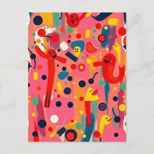 漫画のキャラクター ポストカード (正面)