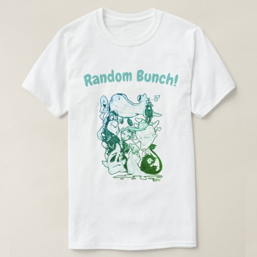 漫画のキャラクター Tシャツ (デザイン正面)