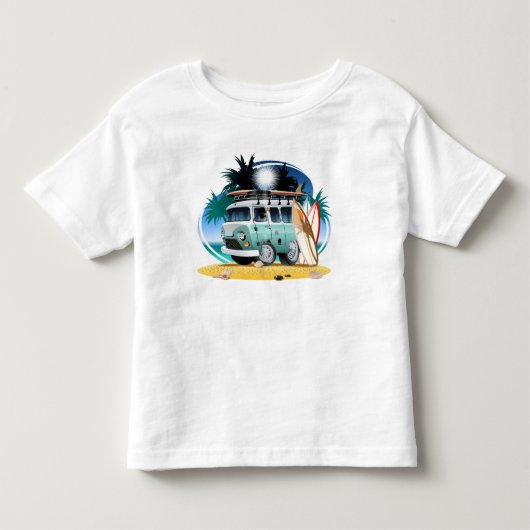 漫画のキャンピングカー トドラーTシャツ (正面)
