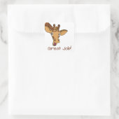 漫画のキリンのカスタマイズ スクエアシール (バッグ)