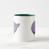 漫画のクジラ ツートーンマグカップ (中央)