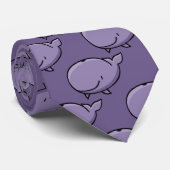 漫画のクジラ ネクタイ (ロール)