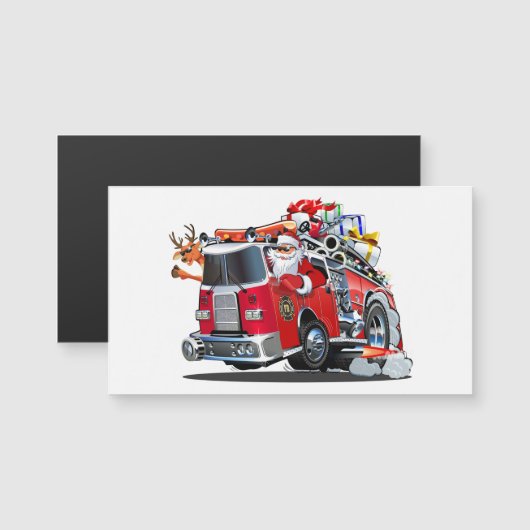 漫画のクリスマスの消防車 (正面/裏面)