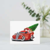 漫画のクリスマスの積み込み シーズンポストカード (スタンド正面)