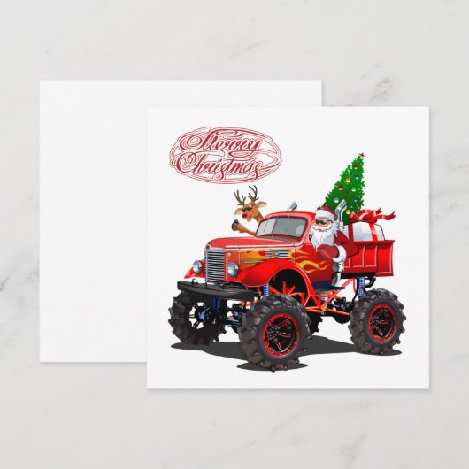 漫画のクリスマスカード (正面/裏面)