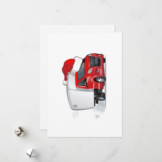 漫画のクリスマスカード シーズンカード (正面/裏面インサイチュ)