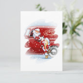 漫画のクリスマスカードSnow Maiden - Postman (スタンド正面)