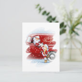 漫画のクリスマスカードSnow Maiden - Postman シーズンポストカード (スタンド正面)