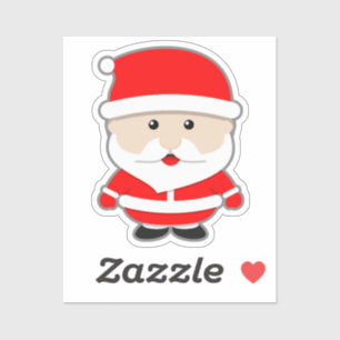 漫画のクリスマスサンタクロース シール