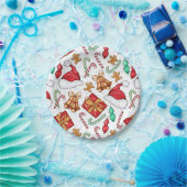 漫画のクリスマスパターン ペーパープレート (パーティー)