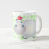 漫画のクリスマスヒポタマスジャンボマグ ジャンボコーヒーマグカップ (正面右)