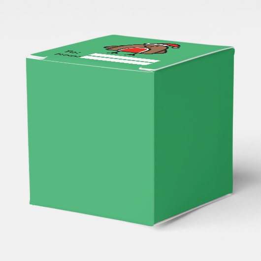 漫画のクリスマスロビンのおもしろいキッズ フェイバーボックス (正面サイド)