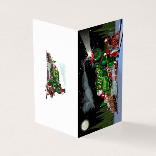 漫画のクリスマス列車はがき (外部)