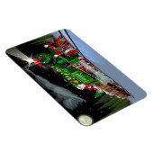 漫画のクリスマス列車はがき マグネット (右側)