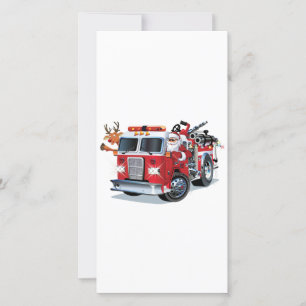 漫画のクリスマス消防車