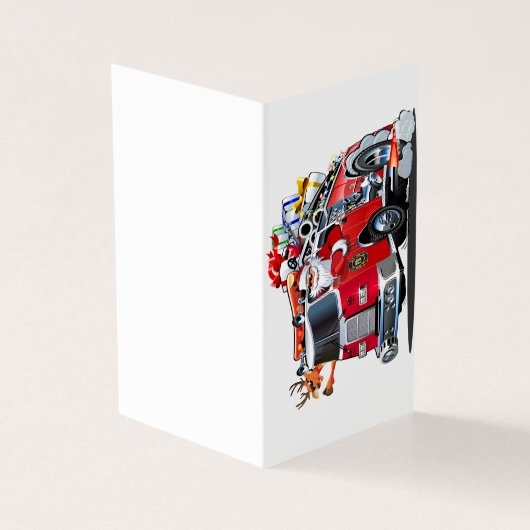 漫画のクリスマス消防車 (外部)