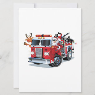 漫画のクリスマス消防車