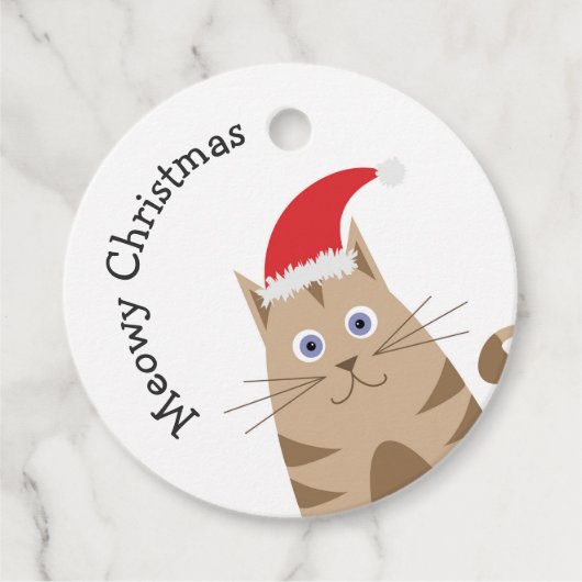 漫画のクリスマス車のマイクリスマス フェイバータグ (正面)