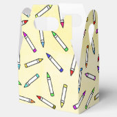 漫画のクレヨン模様 フェイバーボックス (オープン)