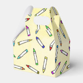 漫画のクレヨン模様 フェイバーボックス (正面サイド)