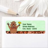 漫画のグラウンドホッグ ラベル (インサイチュ)