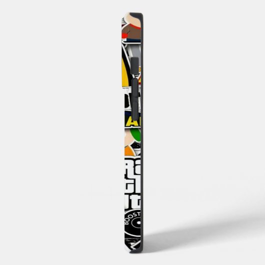 漫画のグラフィティ Case-Mate iPhoneケース (裏面 / 左)