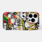 漫画のグラフィティ iPhoneケース (裏面横)