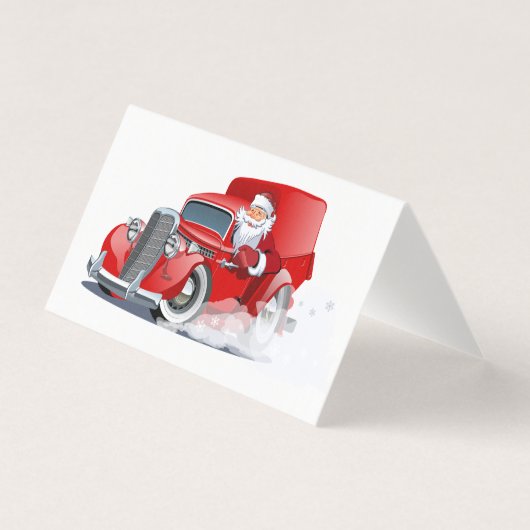 漫画のグリーティングクリスマスカード (正面)