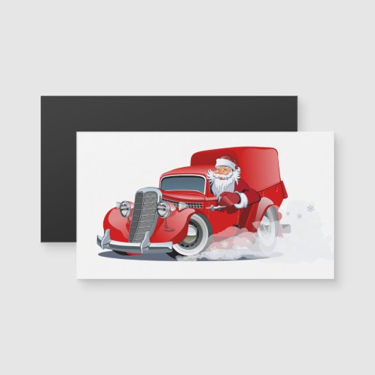 漫画のグリーティングクリスマスカード (正面/裏面)