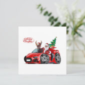 漫画のグリーティングクリスマスカード (スタンド正面)