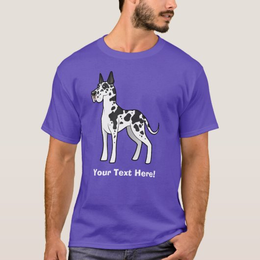 漫画のグレートデーン Tシャツ (正面)