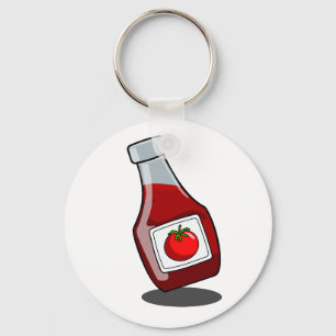 漫画のケチャップボトルKeychain キーホルダー