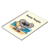 漫画のコアラ ノートブック (左側)