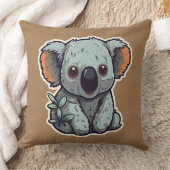 漫画のコアラ・ベア クッション (ブランケット)