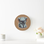 漫画のコアラ・ベア ラウンド壁時計 (ホーム)