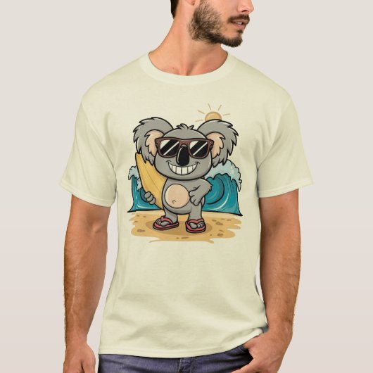 漫画のコアラ Tシャツ (正面)