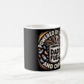 漫画のコーヒー爆発パパ燃料カオス コーヒーマグカップ (正面右)