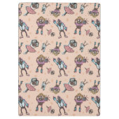 漫画のコーヒー豆ダンスパーティー クリップボード (裏面)