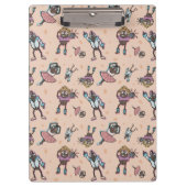 漫画のコーヒー豆ダンスパーティー クリップボード (正面)