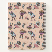 漫画のコーヒー豆ダンスパーティー ノートブック (裏面)