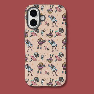 漫画のコーヒー豆ダンスパーティー iPhone 16ケース