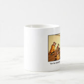 漫画のコーヒー・マグ、メンデルのエンドウ豆 コーヒーマグカップ (中央)